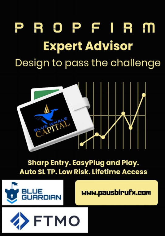 🔥 PROP FIRM EXPERT ADVISOR BLUE WHALE CAP 🔥